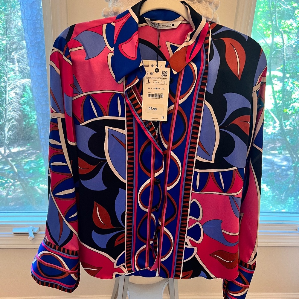 Zara Women's Blouse Size L